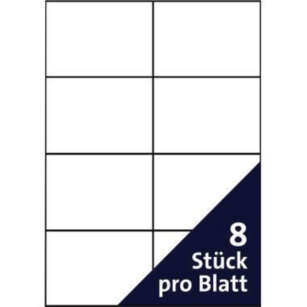 Produktabbildung Nr. 3: Soennecken Etikett 5753 105x74mm weiß 800 St./Pack.