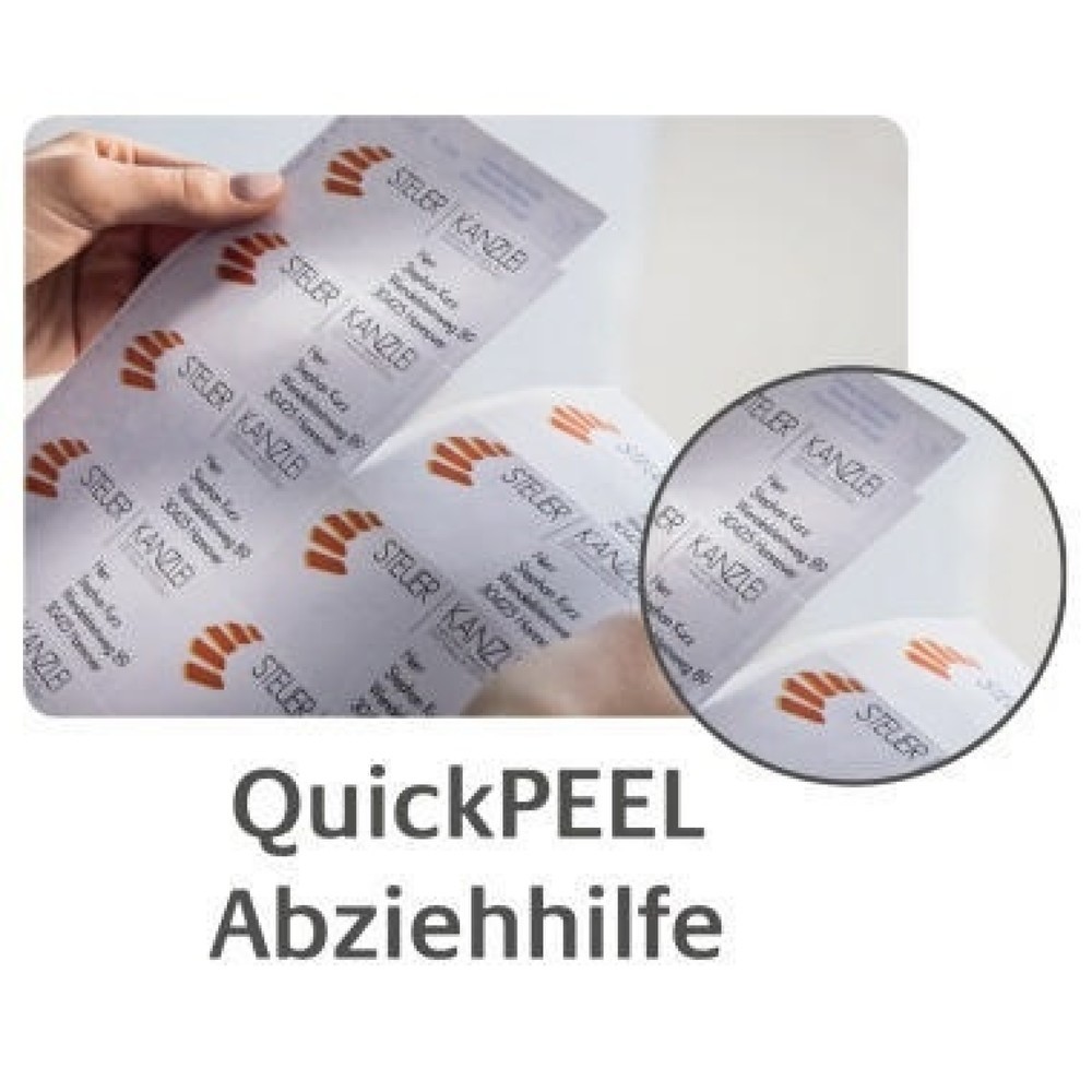 Produktabbildung Nr. 4: Avery Zweckform Adressetikett L4770-25 transparent 1000 St./Pack.