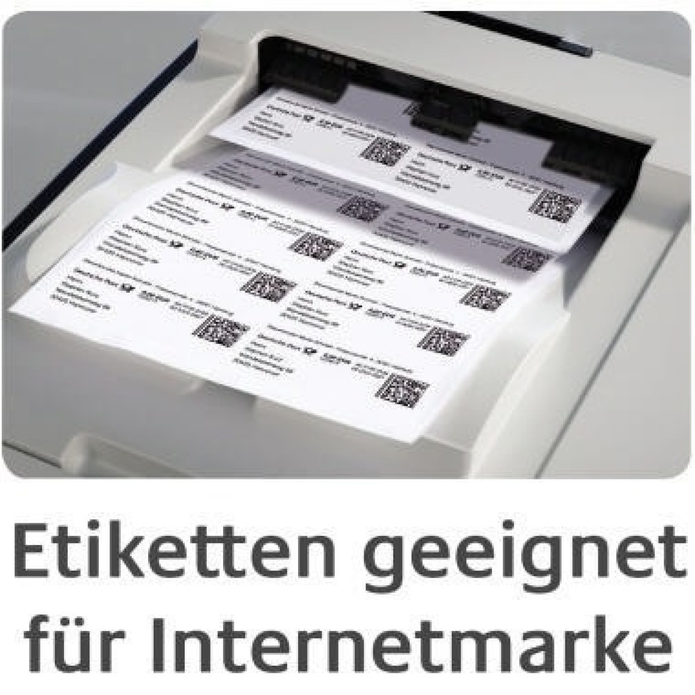Produktabbildung Nr. 8: Avery Zweckform Adressetikett L4770-25 transparent 1000 St./Pack.