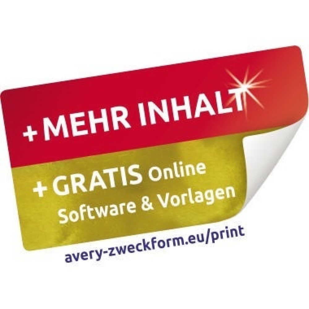 Produktabbildung Nr. 11: Avery Zweckform Ordneretikett L4761-25 61x192mm ws 100 St./Pack.