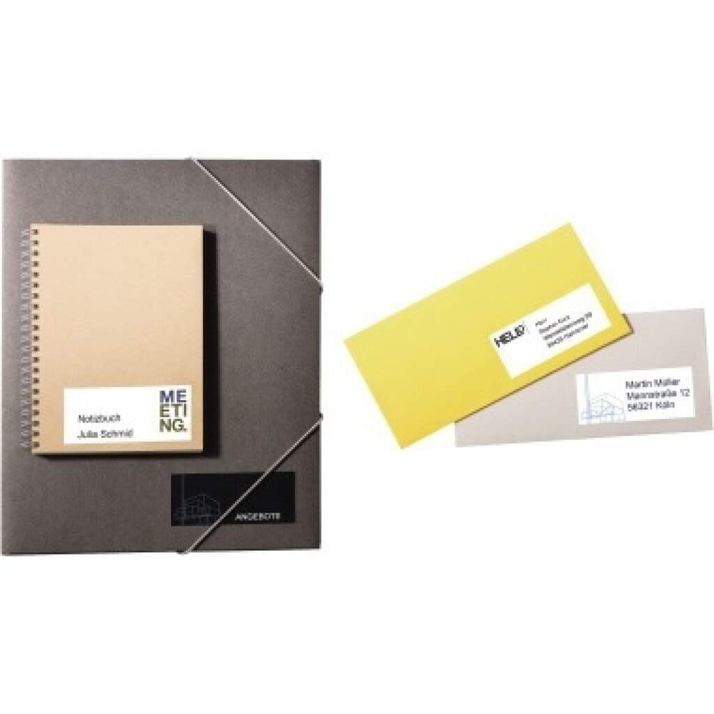 Produktabbildung Nr. 10: Avery Zweckform Universaletikett 3666 38x21,2mm weiß 6.500 St./Pack.
