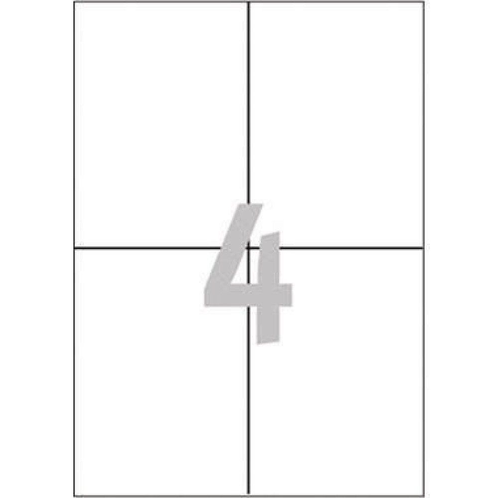 Produktabbildung Nr. 10: Avery Zweckform Universaletikett 3483 105x148mm weiß 400 St./Pack.