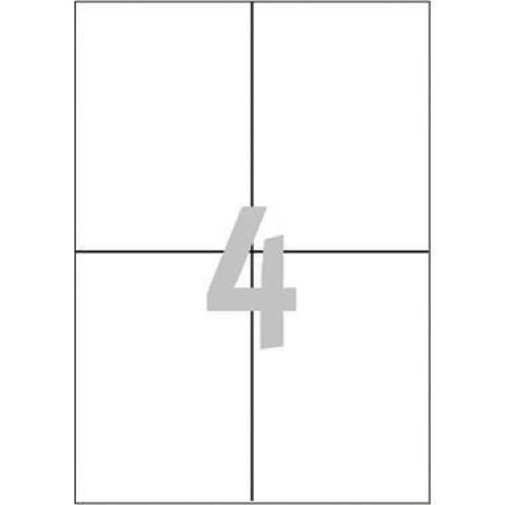 Produktabbildung Nr. 10: Avery Zweckform Universaletikett 3483 105x148mm weiß 400 St./Pack.