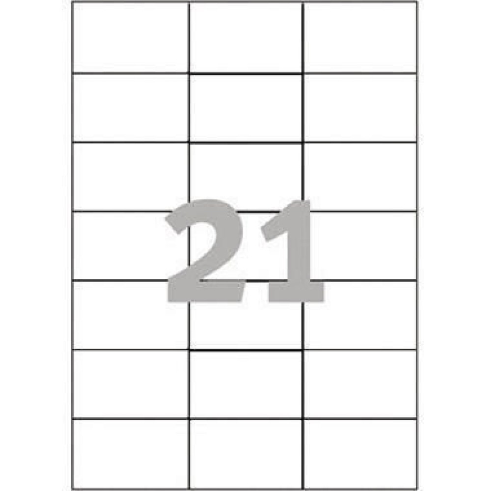 Produktabbildung Nr. 10: Avery Zweckform Universaletikett 3652 70x42,3mm weiß 2.100 St./Pack.