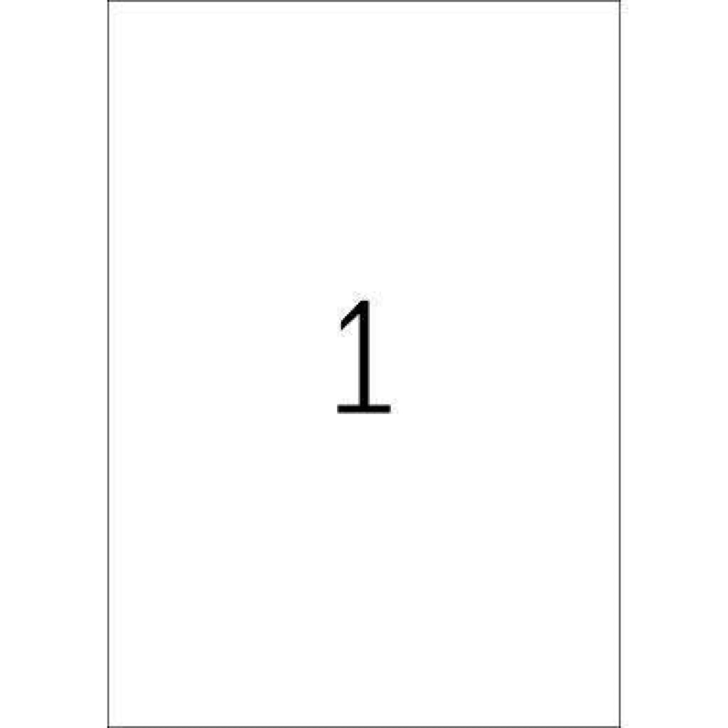 Produktabbildung Nr. 8: HERMA Folienetikett 8020 210x297mm tr 25 St./Pack.
