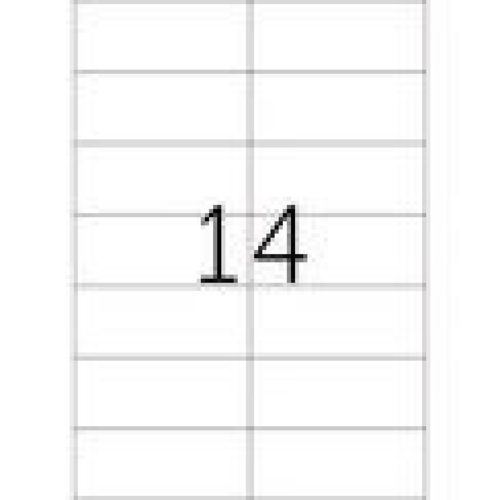 Produktabbildung Nr. 12: HERMA Etikett PREMIUM 4625 105x42,3mm weiß 2.800 St./Pack.