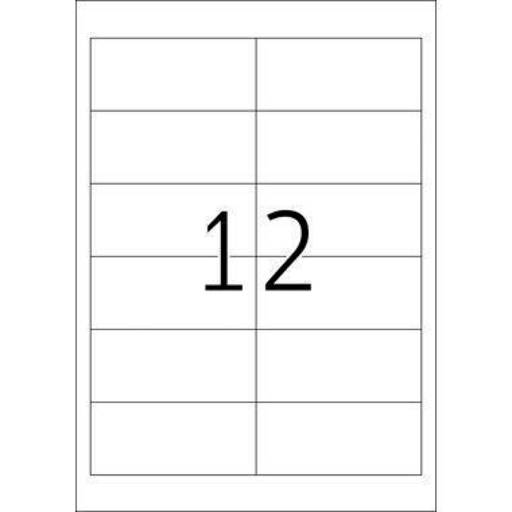 Produktabbildung Nr. 13: HERMA Etikett PREMIUM 4623 96,5x42,3mm weiß 2.400 St./Pack.