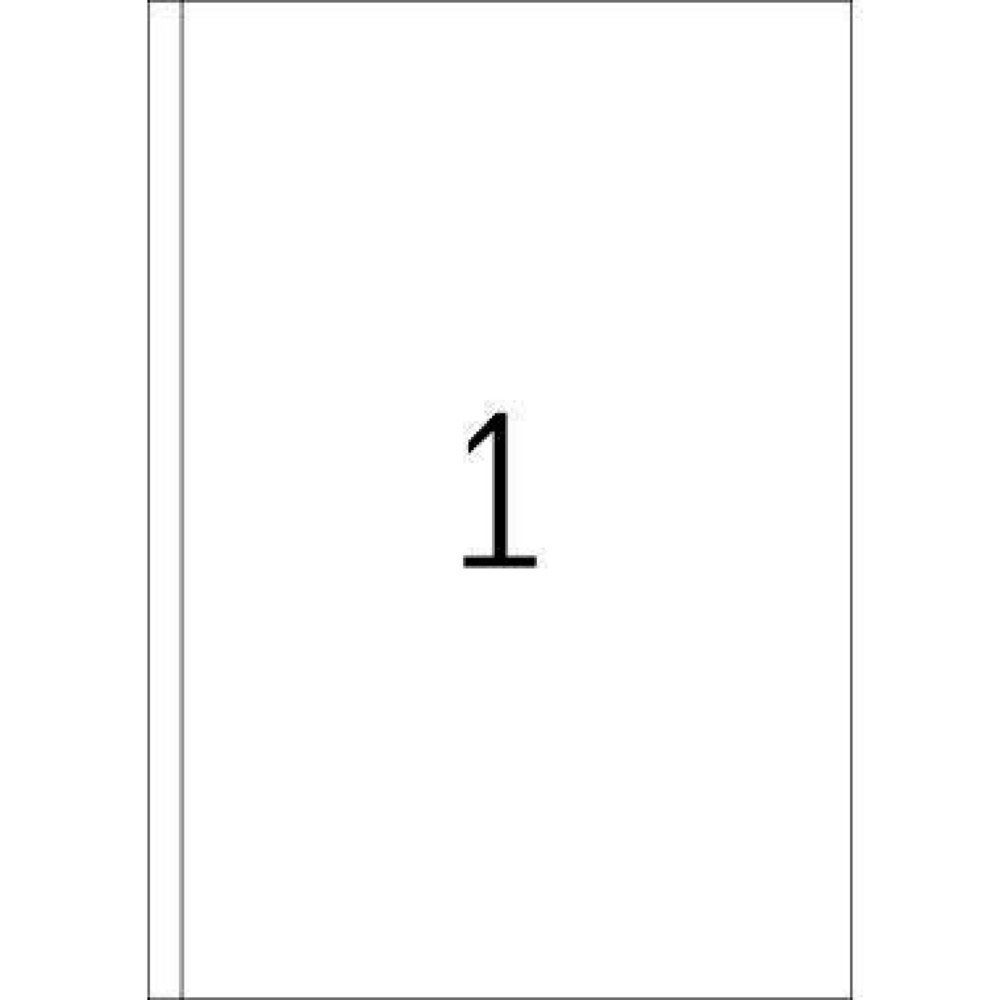 Produktabbildung Nr. 13: HERMA Etikett PREMIUM 4458 200x297mm weiß 100 St./Pack.