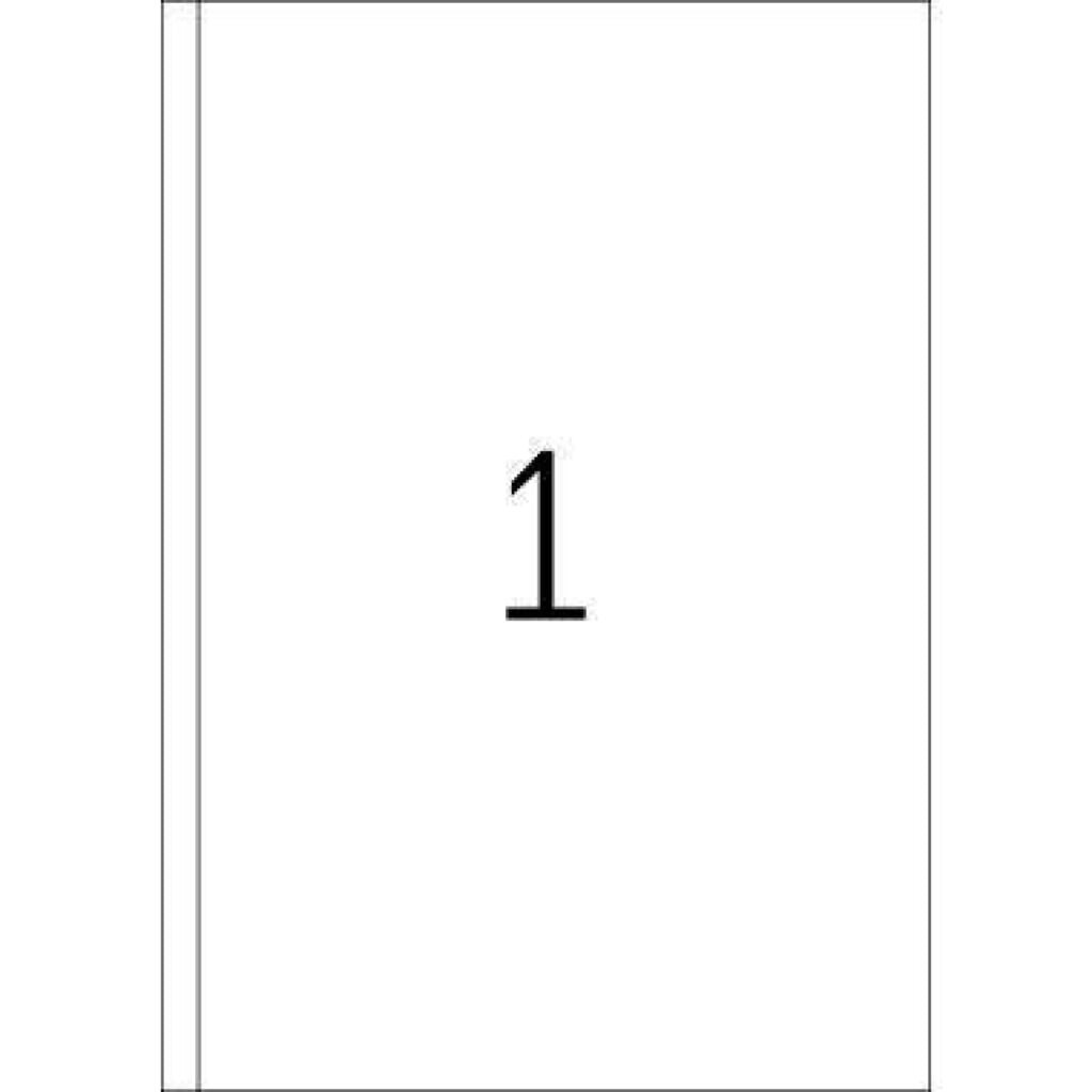 Produktabbildung Nr. 13: HERMA Etikett PREMIUM 4458 200x297mm weiß 100 St./Pack.