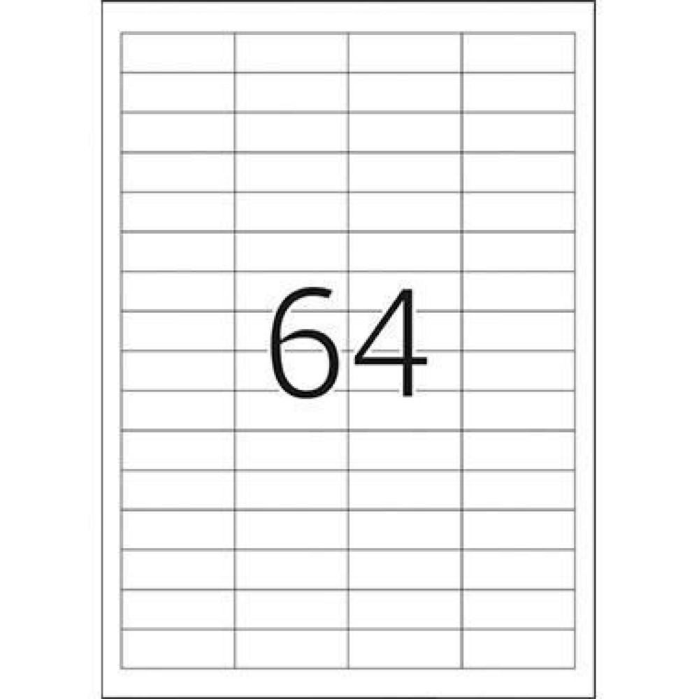 Produktabbildung Nr. 13: HERMA Etikett PREMIUM 4271 48,3x16,9mm weiß 6.400 St./Pack.