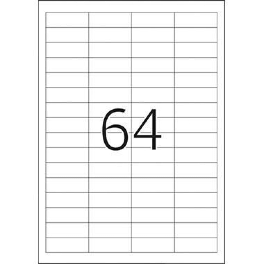 Produktabbildung Nr. 13: HERMA Etikett PREMIUM 4271 48,3x16,9mm weiß 6.400 St./Pack.