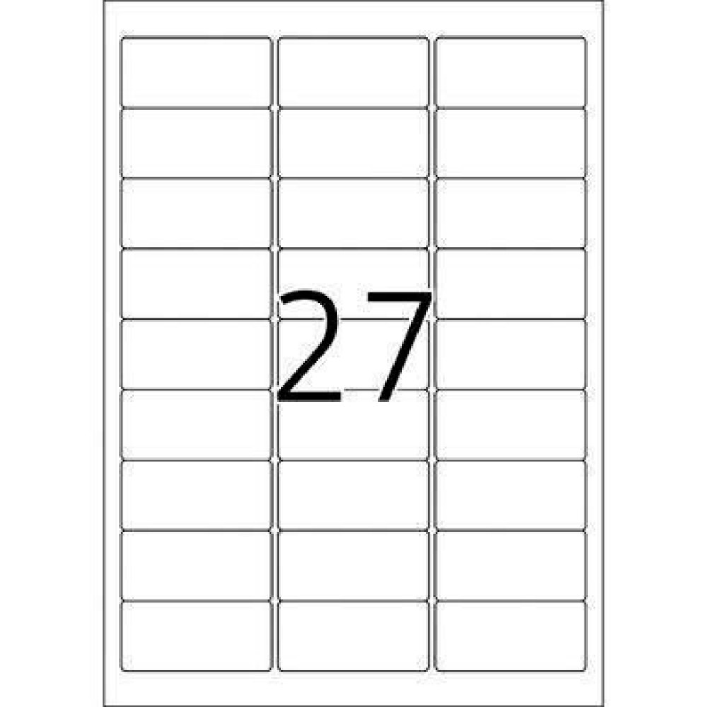 Produktabbildung Nr. 12: HERMA Etikett 4347 63,5x29,6mm weiß 675 St./Pack.