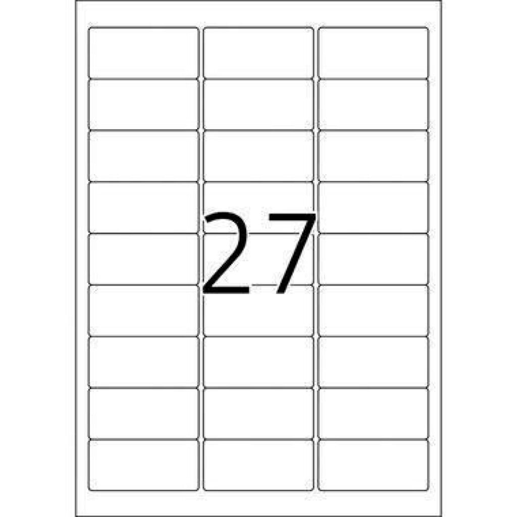 Produktabbildung Nr. 12: HERMA Etikett 4347 63,5x29,6mm weiß 675 St./Pack.