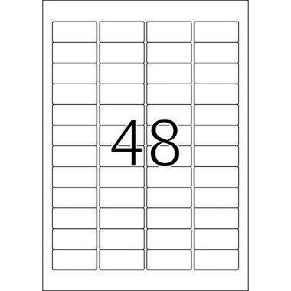 Produktabbildung Nr. 12: HERMA Etikett 4346 45,7x21,2mm weiß 1.200 St./Pack.