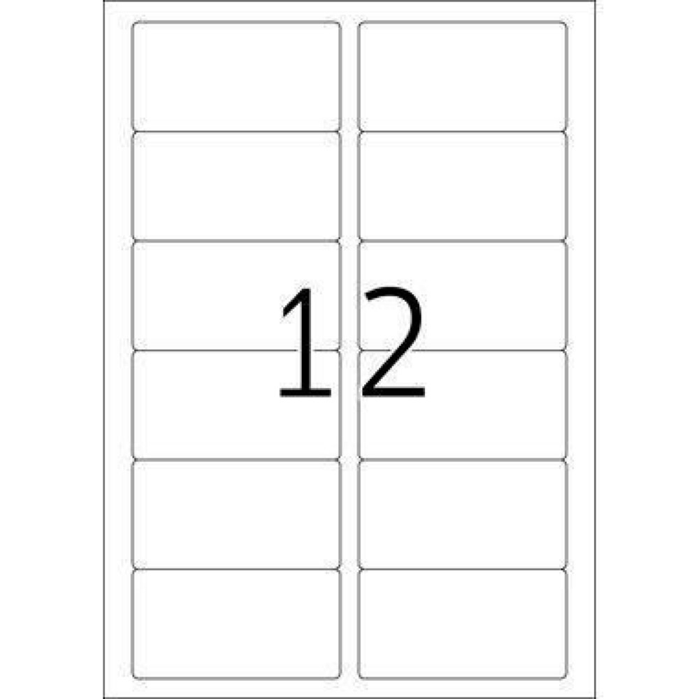 Produktabbildung Nr. 14: HERMA Etikett PREMIUM 4666 88,9x46,6mm weiß 1.200 St./Pack.