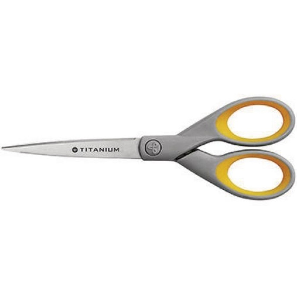 Produktabbildung Nr. 1: Westcott Schere Titanium Super E-30470 00 18cm grau/gelb