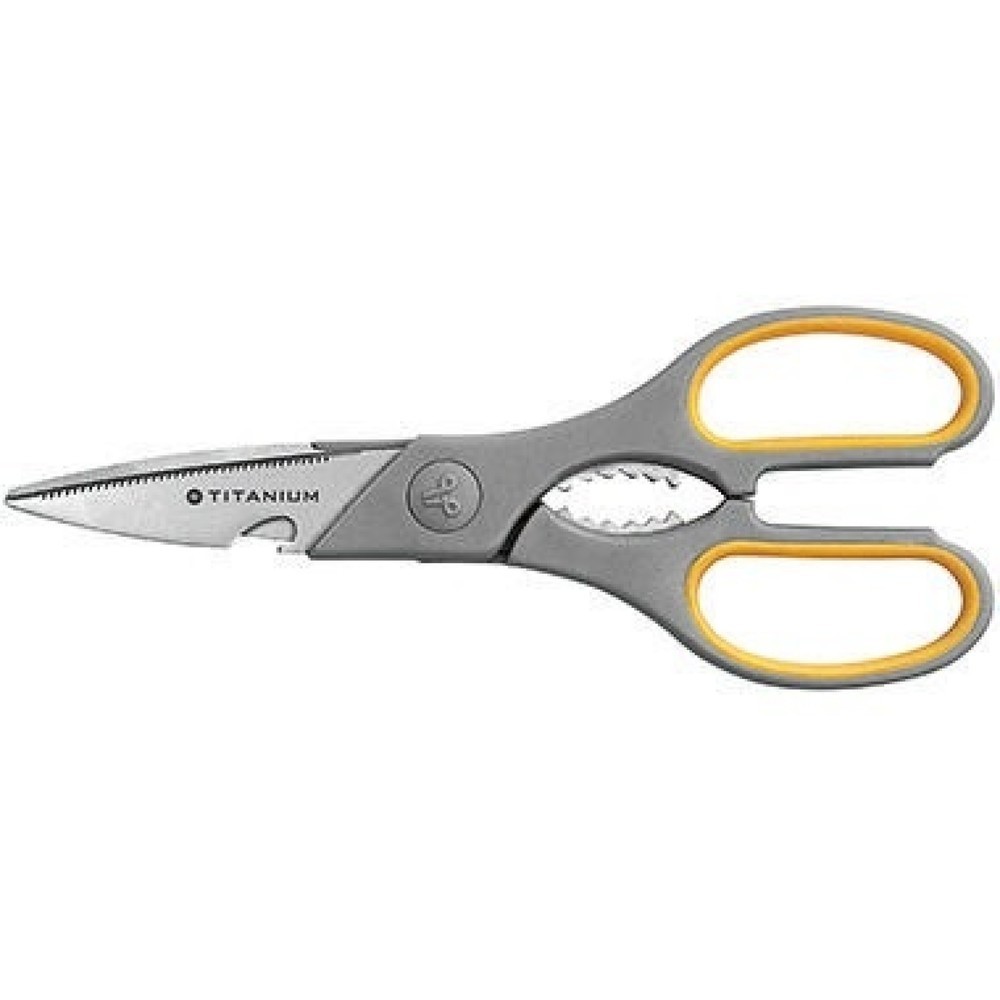 Produktabbildung: Westcott Schere Titanium Super E-30486 00 21cm grau/gelb