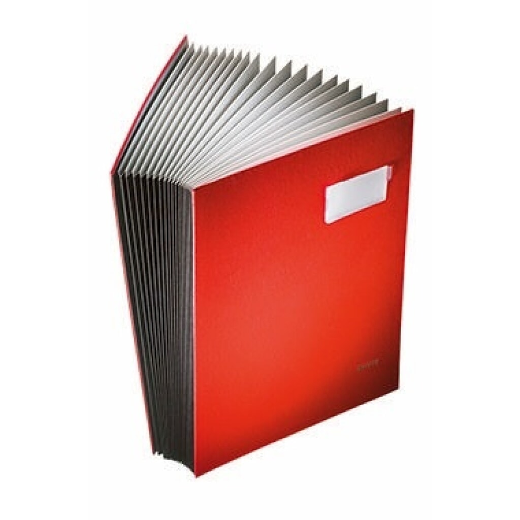 Leitz Unterschriftsmappe 57000085 DIN A4 20Fächer Graupappe grau Produktabbildung Nr. 2: Leitz Unterschriftsmappe 57000085 DIN A4 20Fächer Graupappe grau
