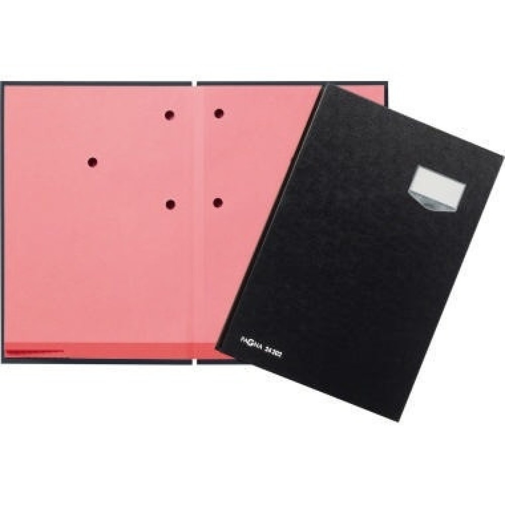 Produktabbildung Nr. 1: PAGNA Unterschriftenmappe de Luxe 24202-04 20 Fächer Pappe schwarz