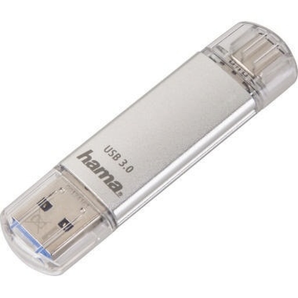 Hama USB-Stick FlashPen C-Laeta 00124161 USB 3.1/3.0 16GB si Produktabbildung: Hama USB-Stick FlashPen C-Laeta 00124161 USB 3.1/3.0 16GB si