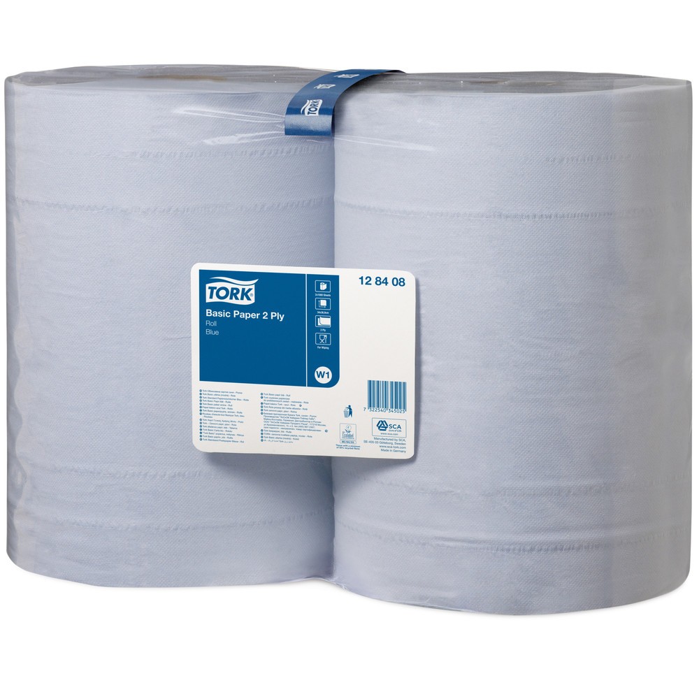 Obrázek produktu: TORK® standardní ubrousky, VxŠ 340 x 370 mm, 2 role, modrá