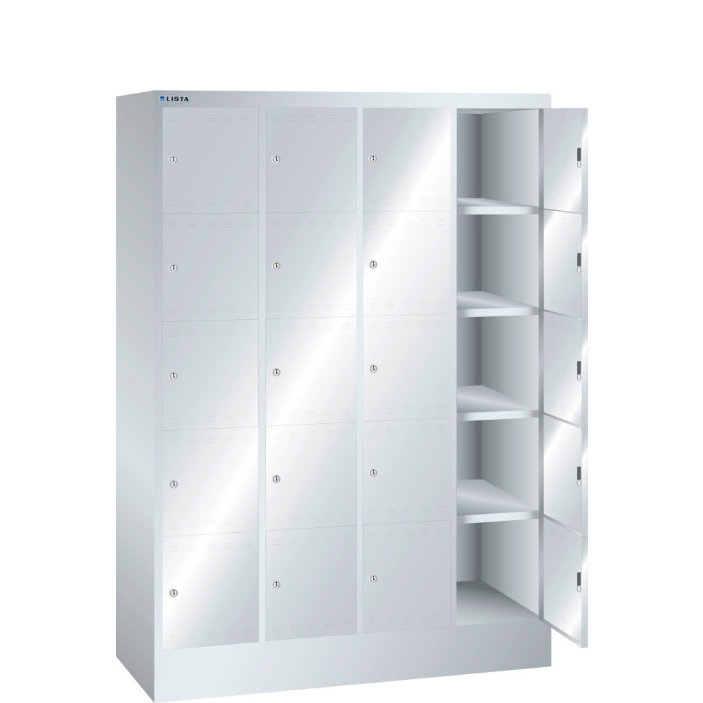 Product afbeelding: Vakkenkast LISTA, (bxdxh) 1200x500x1695 mm, 4x5 vakken, slot