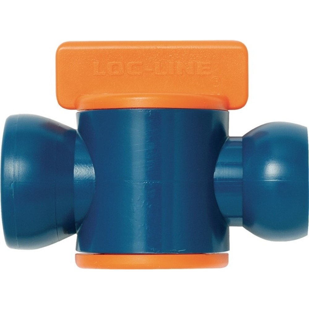 Illustration du produit: Vanne d'arrêt LOC-LINE taille 1/2” avec raccord à joint, paquet de 2.