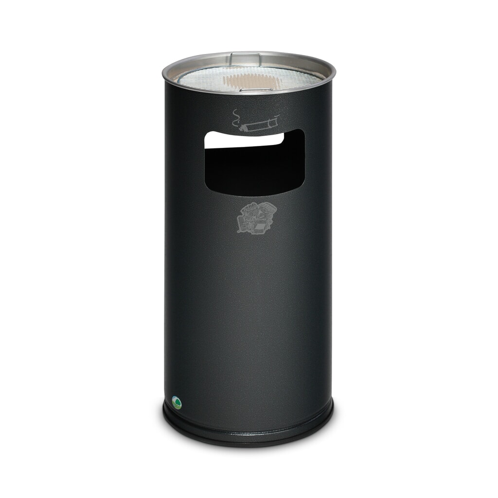 VAR® Ascher-Abfall-Kombination, Standmodell, 37,4 Liter