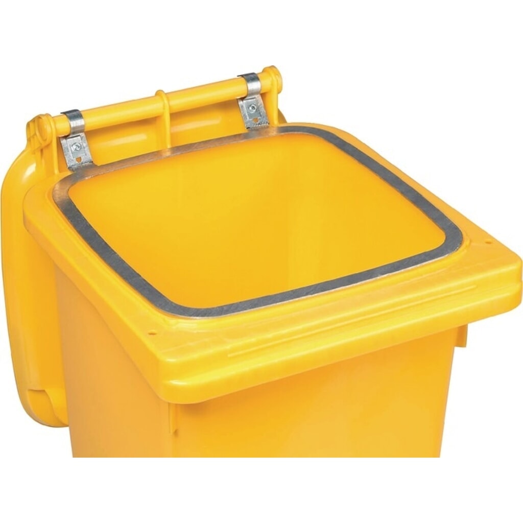 VAR® Haltering, Stahlblech verzinkt, für Müllgroßbehälter 120 l Produktabbildung: VAR® Haltering, Stahlblech verzinkt, für Müllgroßbehälter 120 l
