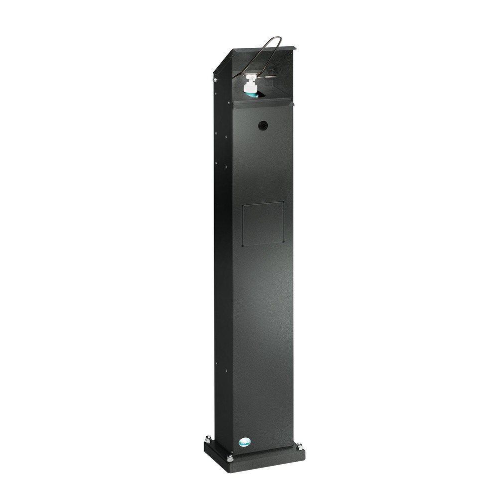 Produktabbildung Nr. 1: VAR® Handdesinfektionsspender HDS 115, Bodenmontage, antiksilber