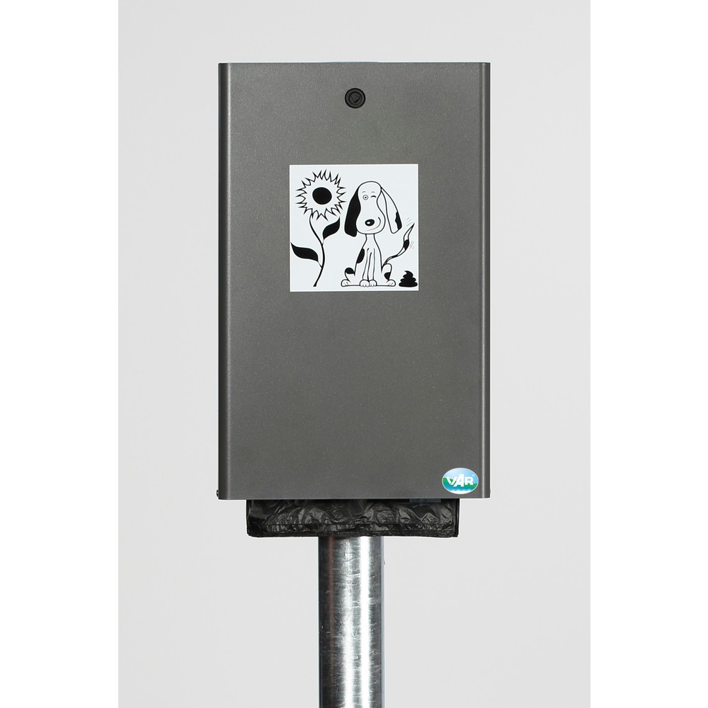 Produktabbildung: VAR® Hundekotbeutelspender DS 2, eisenglimmer
