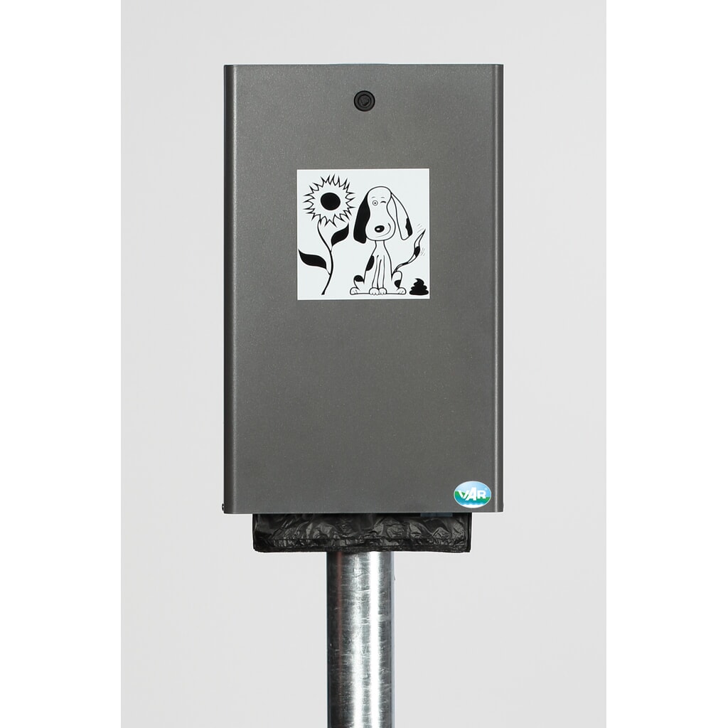 Produktabbildung: VAR® Hundekotbeutelspender DS 2, eisenglimmer