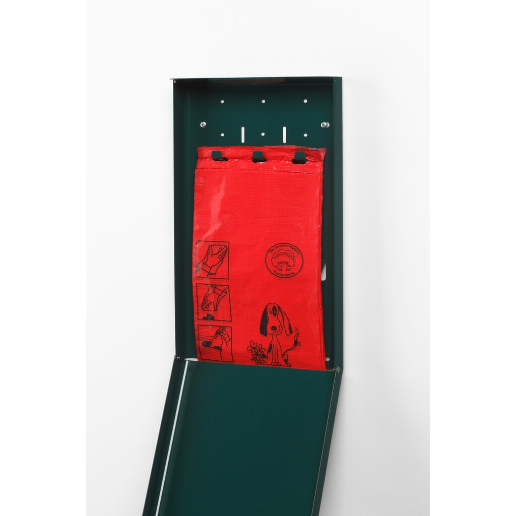 VAR® Hundekotbeutelspender DS 2, moosgrün Produktabbildung Nr. 3: VAR® Hundekotbeutelspender DS 2, moosgrün