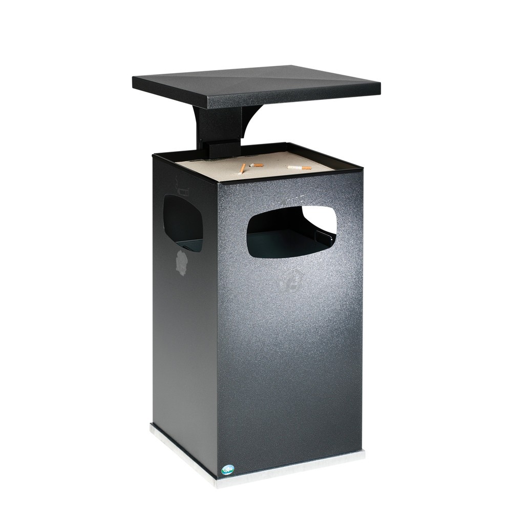 Produktabbildung Nr. 4: VAR® Kombiascher zur Bodenmontage, 72 Liter, purpurrot