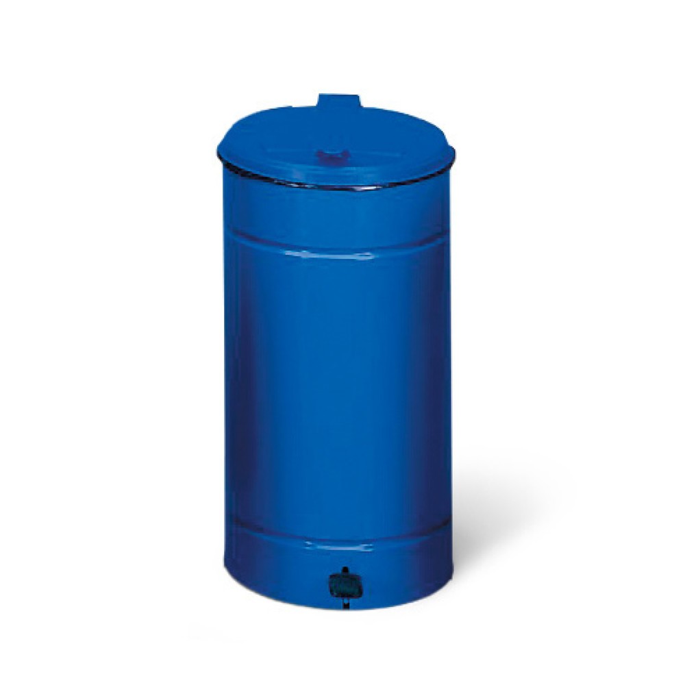 Produktabbildung Nr. 1: VAR® Tret-Abfallsammler Euro-Pedal, 60 Liter, Korpus blau, Deckel blau