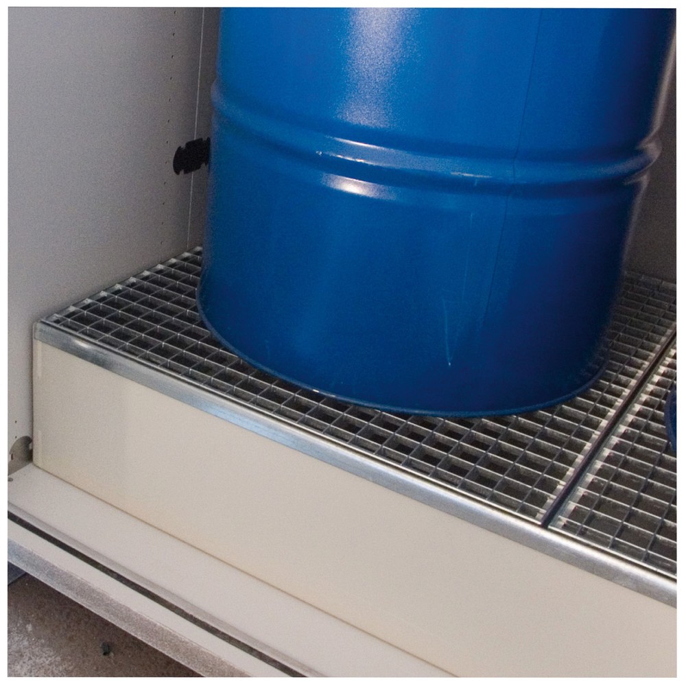 Productafbeelding nr. 3: PRIORIT milieukast FBX90, voor 2 x 200 liter vaten, hxbxd 2.622 x 1.500 x 1.000 mm