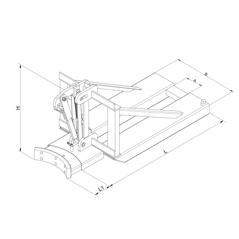 Productafbeelding nr. 2: Vatenheffer Eichinger® voor stalen en kunststof vaten, 1 vat, zuiver oranje