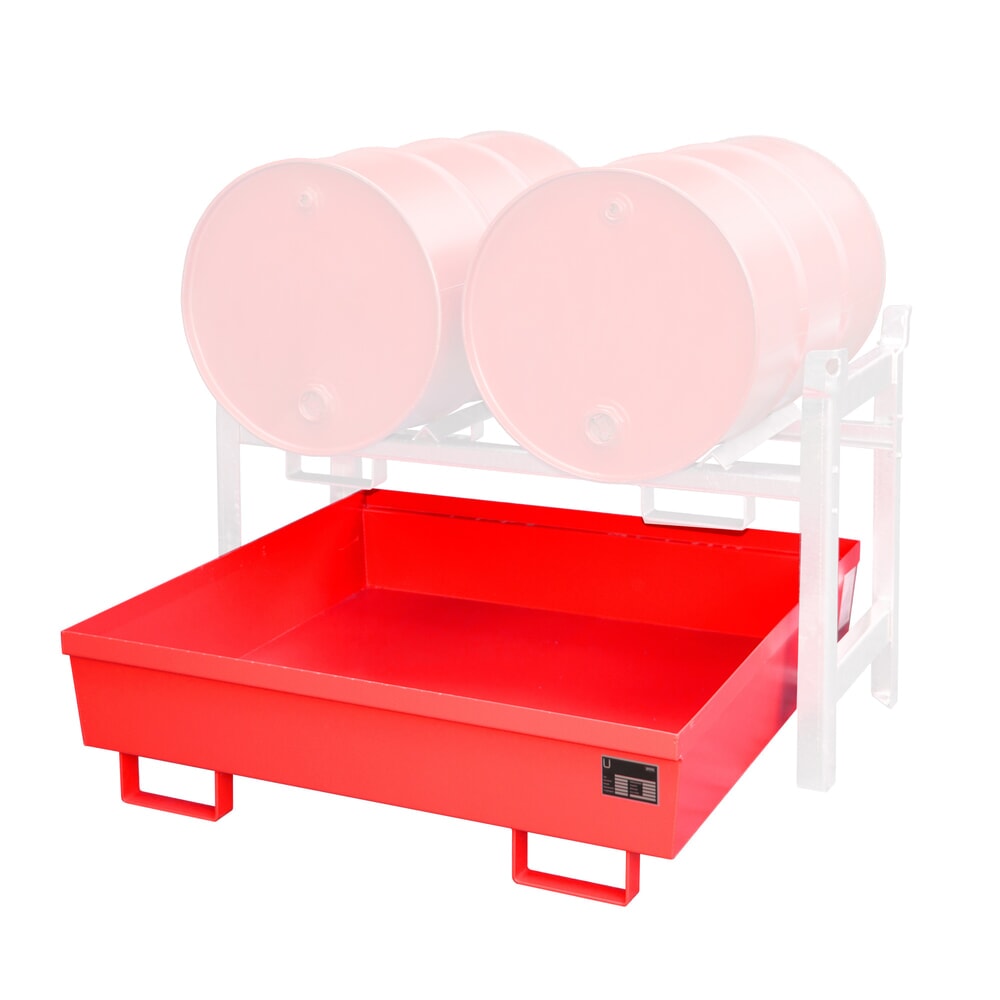 Product afbeelding: Vatenrek lekbak Bauer® FRA-2, gelakt, vuurrood