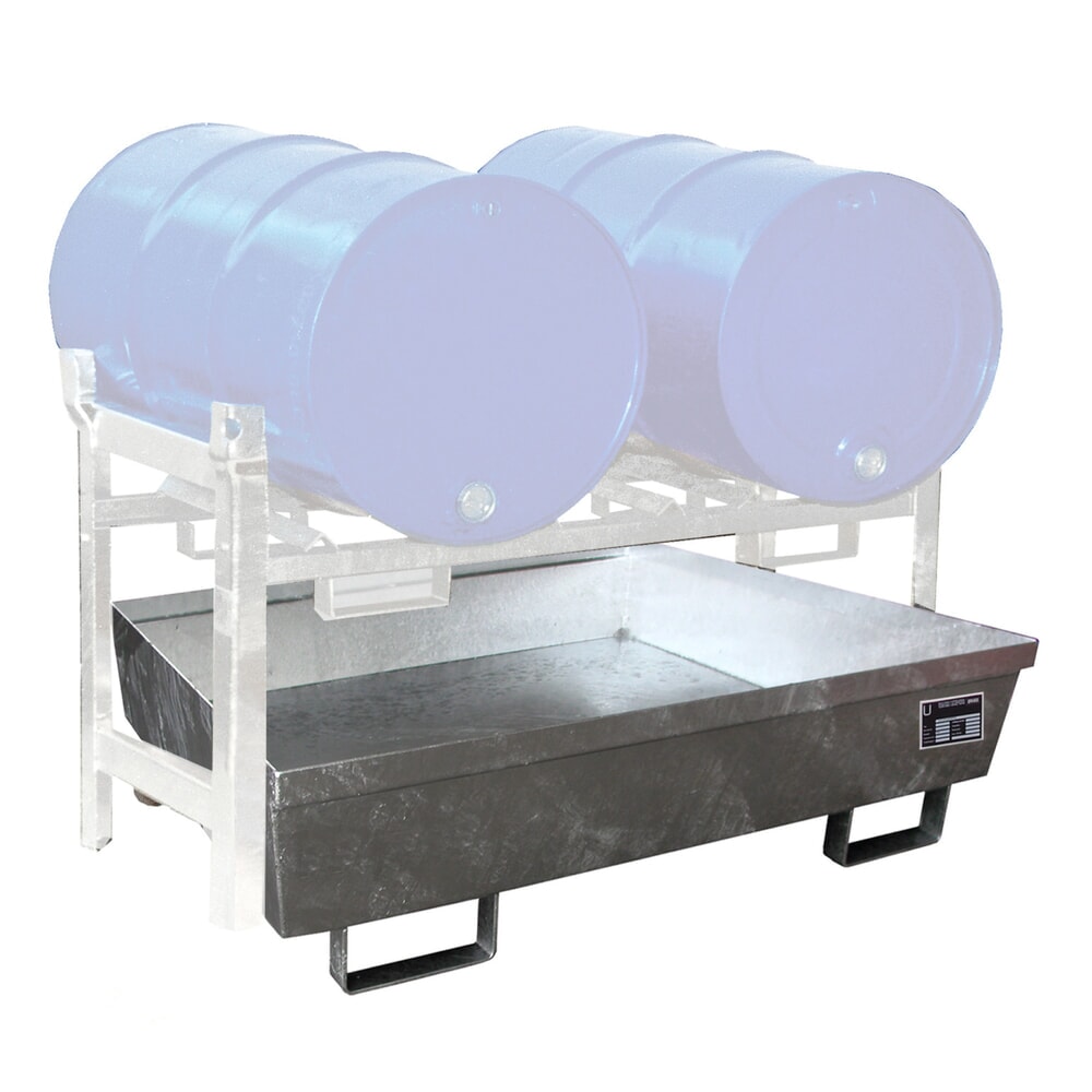 Product afbeelding: Vatenrek lekbak Bauer® FRA-2, thermisch verzinkt