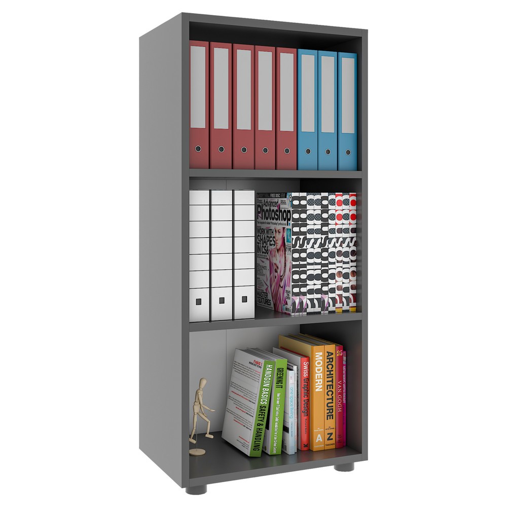 Produktabbildung Nr. 1: VCM Regal Ulas 3-fach, anthrazit