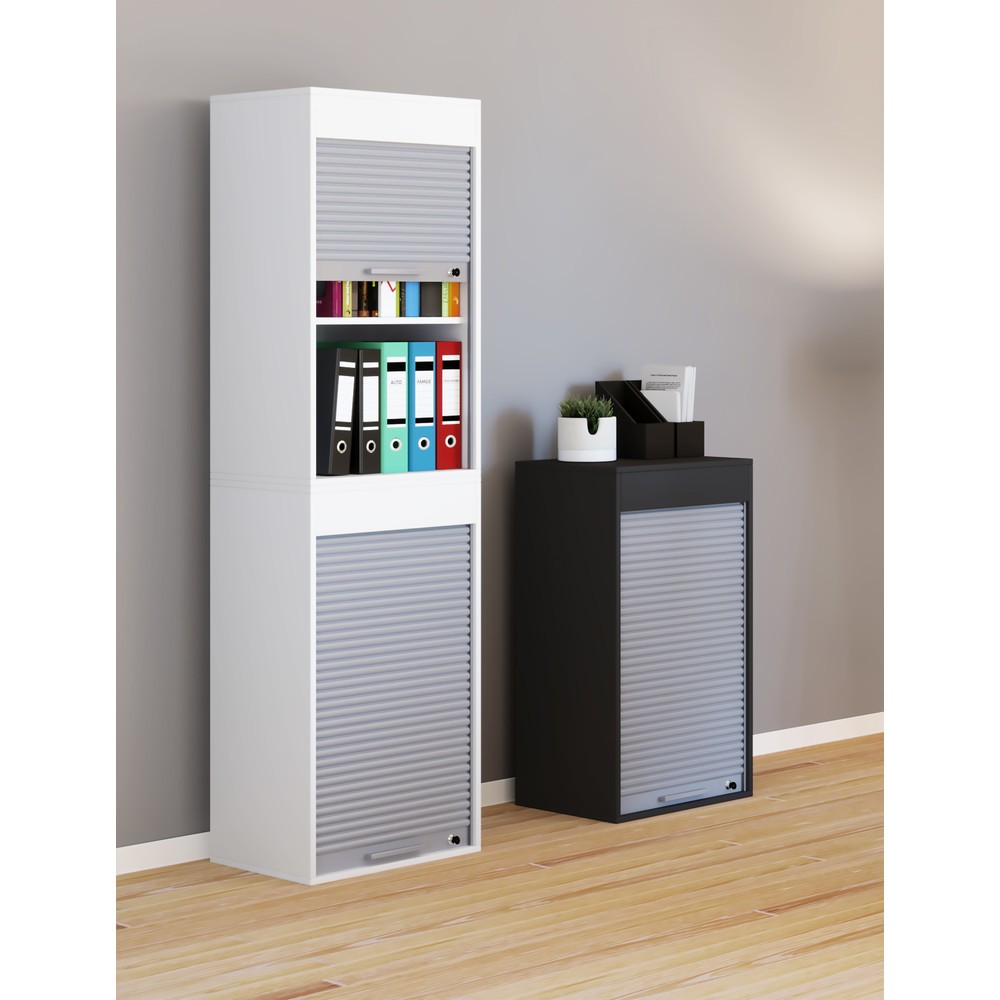 Produktabbildung Nr. 2: VCM Büroschrank Aktos L, grau
