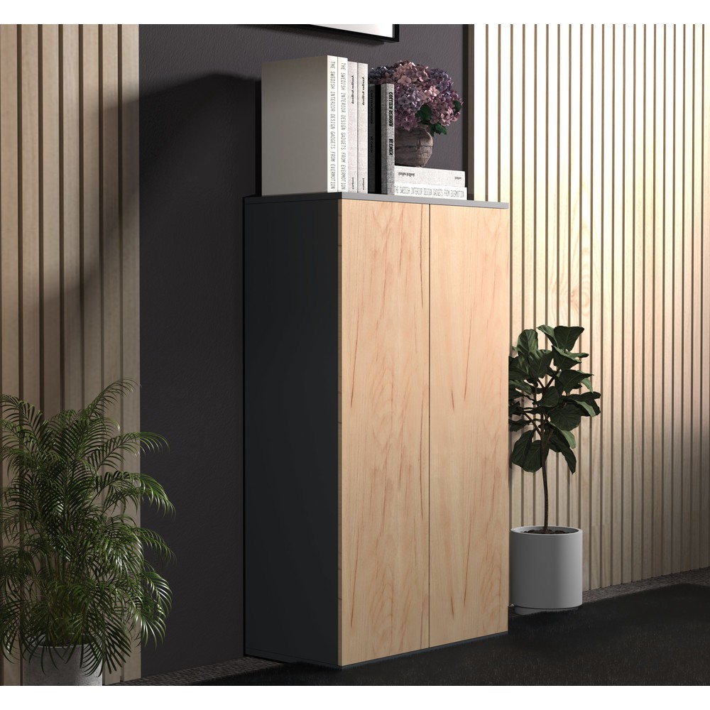 Produktabbildung Nr. 4: VCM Büroschrank Dalosa 3-Fach, Honig-Eiche