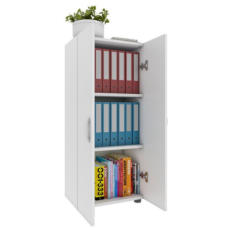 Produktabbildung Nr. 1: VCM Büroschrank Ulas 3-fach, weiß