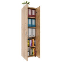 Produktabbildung Nr. 1: VCM Büroschrank Ulas-XL 5-fach, Honig-Eiche