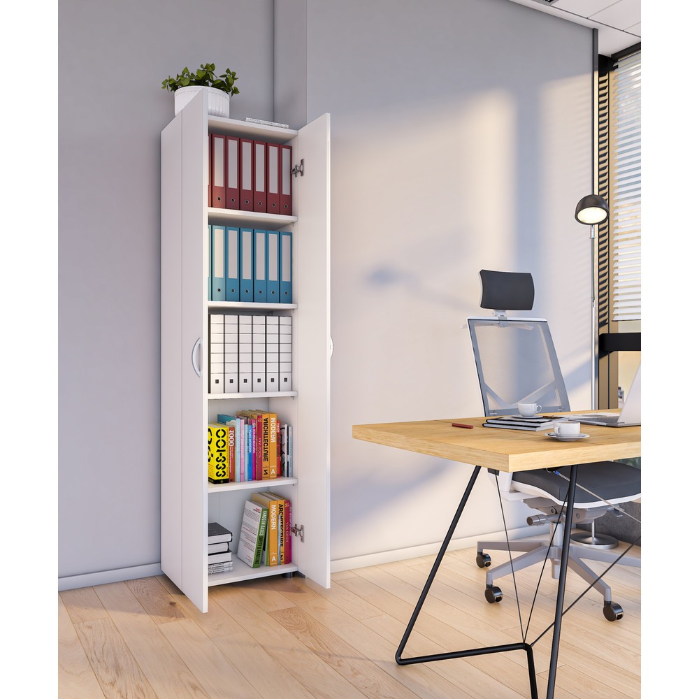 Produktabbildung Nr. 4: VCM Büroschrank Ulas-XL 5-fach, weiß