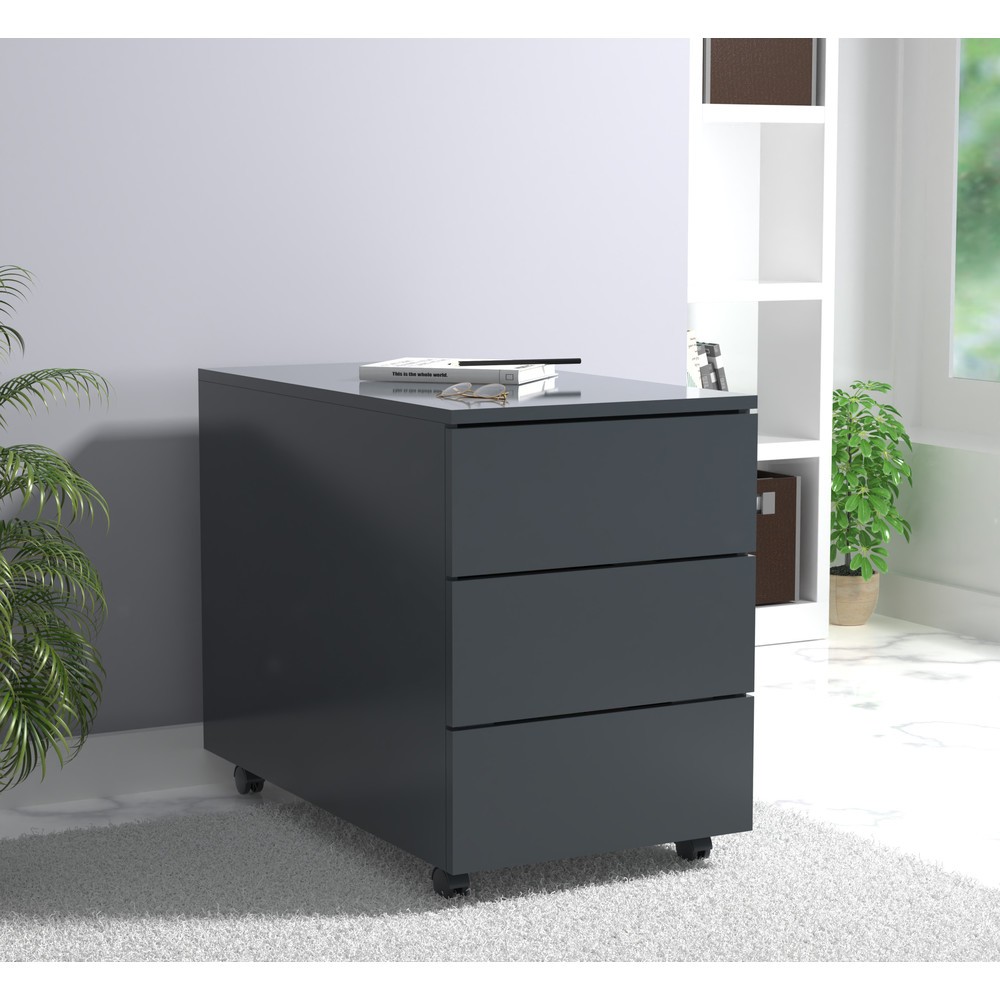 Produktabbildung Nr. 4: VCM Rollcontainer Dalosa 70 3-SB, anthrazit
