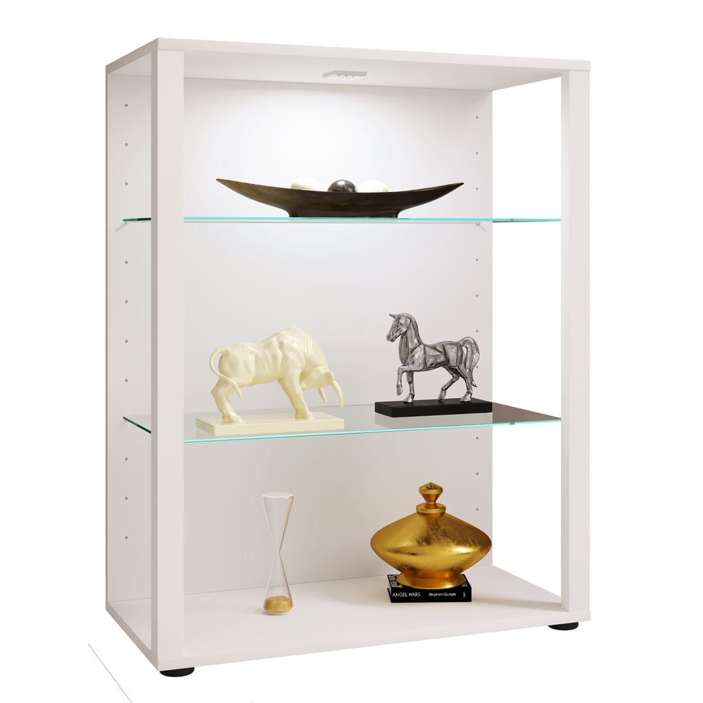 Produktabbildung: VCM Vitrine Glasol XL, weiß