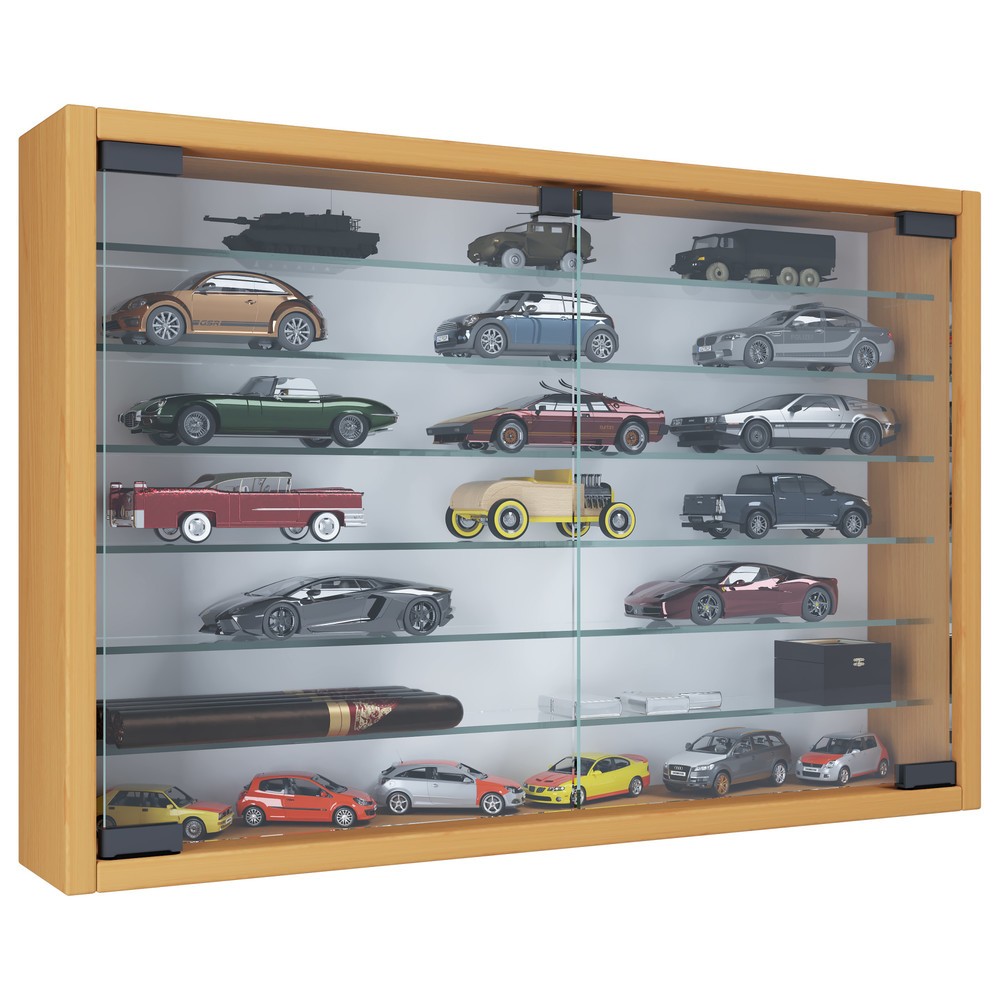 Produktabbildung: VCM Vitrine Mandosa XL, Buche