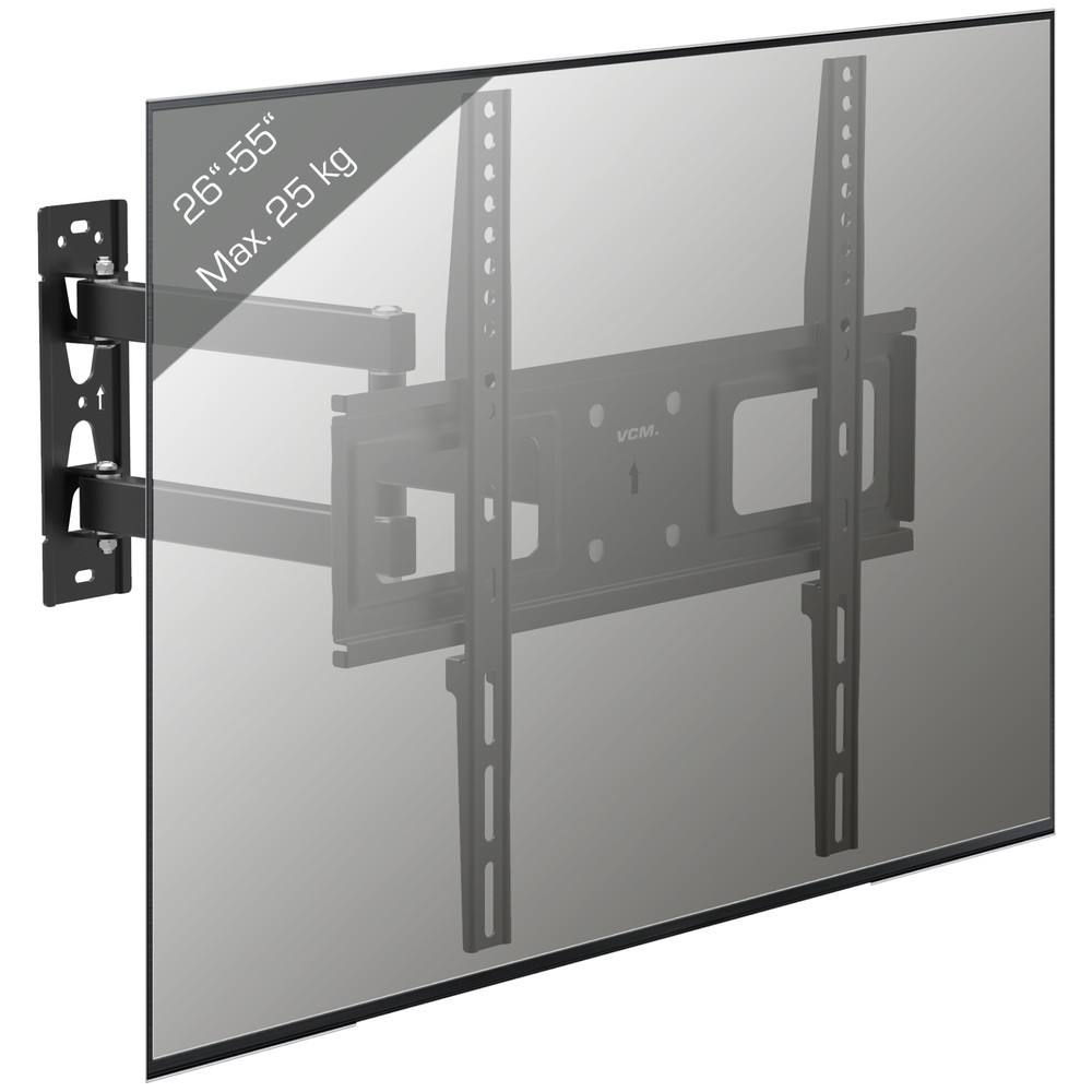 Produktabbildung Nr. 3: VCM Wandhalterung B-SN 400 schwenkbar, neigbar, schwarz