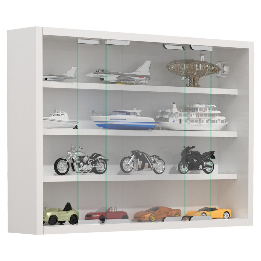 Produktabbildung Nr. 1: VCM Wandvitrine Agisa M, weiß
